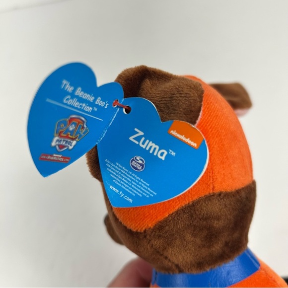 NWT TY Beanie Boos ZUMA PAW Patrol-MED Multicolored Single - Picture 5 of 7